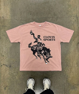 T-shirt à manches courtes pour homme Clovix Sports, impression personnalisée du logo, vêtements de style streetwear, coupe classique, jersey en coton, fabricant OEM ODM - Product Image 4