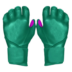 ถุงมือตีเบสบอลสำหรับผู้ใหญ่ LOOKATI SPORTS หนังโพลีเอสเตอร์/ผ้าฝ้าย ปิดด้วยแถบตีนตุ๊กแก ระบายอากาศได้ดี พร้อมที่รองรับข้อมือ - Product Image 2