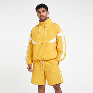 Ensemble coupe-vent et imperméable pour homme, imprimé, coupe ample, en polyester/nylon, demi-zip, longueur intégrale, épais, séchage rapide, manches longues, décontracté - Product Image 6