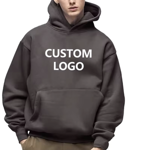 Sweat-shirt à capuche surdimensionné avec impression numérique, logo personnalisé imprimé/brodé, sweat-shirt lourd 450 g/m² pour hommes - Product Image 2