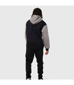 Ensemble de survêtement décontracté à capuche avec logo personnalisé, en coton, fermeture éclair intégrale, pour homme, jogging, sweat-shirt - Product Image 5