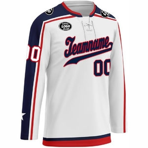 Camiseta de Hockey sobre Hielo Personalizada con Nombre y Número, Ropa Deportiva para Competencia de Equipo - Product Image 3