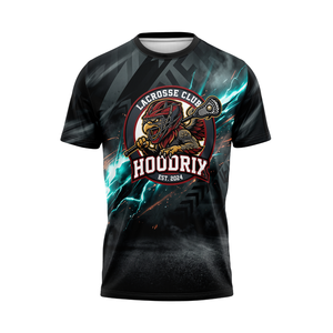 High Quality Custom Lacrosse Shooting Shirts Adults Short Sleeve Compression Moisture-Wicking Breathable 100% Polyester Training - Product Image 1