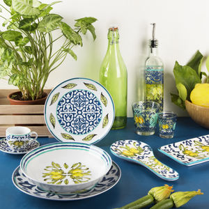 Poggiacucchiaio Excelsa Amalfi in Ceramica 24x10.5x2 Cm Multicolore - Product Image 3