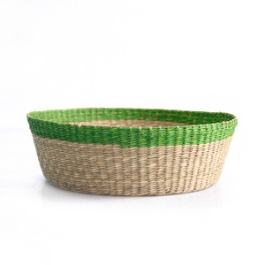 ตะกร้าขนาดเล็กจากหญ้าทะเลสานธรรมชาติหลากสีพร้อมภาพวาด - Product Image 2