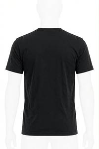 Camiseta Negra de Manga Corta para Hombre, Estilo Casual para Pesca, Cuello Redondo, 100% Algodón, 320g, Corte Regular - Product Image 3