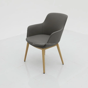 Exportateur certifié OEM/ODM disponible, chaise de loisirs minimaliste moderne en mousse moulée 3LC9830 avec tissu extensible/PVC - Product Image 2