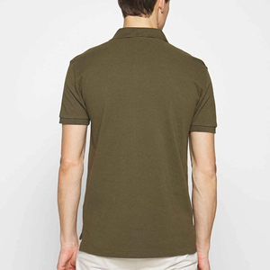 Chemise décontractée brodée sur mesure pour homme, respirante, anti-humidité, pour le golf ou l'uniforme de bureau, 100 % coton, fabrication OEM - Product Image 3