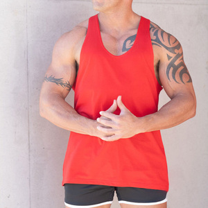 Wholesale OEM And ODM Custom Stringer <b>Singlets</b> <b>for</b> <b>Men</b> Breathable Comfortable Tank Tops Sleeveless Workout Clothing Manufacture - Product Image 1