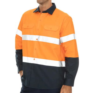 High Visibility Reflective Safety Customized Streetwear Logo 100% Cotton High Street 200g Fabric <b>Running</b> Tape T-shirt Men Made - Product Image 4