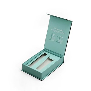 Luxury Rigid Cosmetic <b>Box</b> Set Mint Green Rectangle Paperboard With Offset Printing High-End Packaging For Beauty Products - Product Image 4