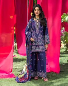 ชุดเดรสลำลองคุณภาพพรีเมียมสำหรับผู้หญิงชาวปากีสถานและอินเดีย คอลเลคชั่นใหม่ปี 2026 ชุดซัลวาร์ คามีซ ผ้าลอน ODM 1995 - Product Image 2