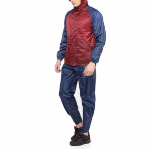 Chaqueta Deportiva con Capucha Económica y Cómoda para Hombre, Cierre con Cordón, Poliéster, Cortavientos, Talla Grande, 2 Piezas, Invierno, Gimnasio - Product Image 3