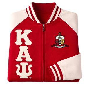Chaqueta de Forro Polar Kappa Alpha Psi Krimson, Ropa de Fraternidad Griega con Estilo Universitario Clásico y Calidez Premium - Product Image 6