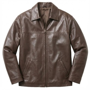 Classy Premium Factory Made Comfortable Warm OEM Custom Handmade Formal Style Leather Jacket <b>Coat</b> for Men - Product Image 1