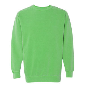 Sudadera de cuello redondo teñida al por mayor, estilo vintage, de forro polar lavado, en blanco, multicolor, proveedor y fabricante de ropa. - Product Image 1