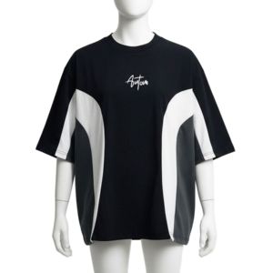 Camiseta de Lujo Extra Grande 100% Algodón para Hombre, Lavado Ácido, Estampado Personalizado, Patrón Sólido, Gráfico, 220 Gramos, Tejido de Punto - Product Image 3