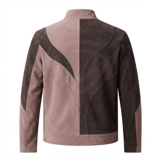 Luxury <b>Suede</b> <b>Leather</b> <b>Jacket</b> With Premium Soft Texture Clean Modern Comfortable Fit For Men Fashion And Seasonal Wear - Product Image 2