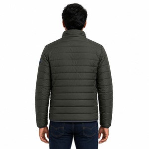 Nueva Chaqueta Acolchada Extra Grande, Transpirable y Elegante para Hombre, con Cuello Alto y Logotipo Frontal, Personalizable - Product Image 3