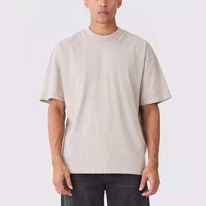 เสื้อยืดโอเวอร์ไซซ์ทรงหลวมสำหรับชายและหญิงผ้าคอตตอนแบบ100% 280ออกแบบได้ตามที่ต้องการ - Product Image 4