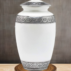 โกศบรรจุอัฐิโลหะทำมือ ขนาด 3.4 ลิตร สีเขียวด้าน ดีไซน์ทันสมัย ปรับแต่งได้ - Product Image 1