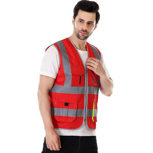 Chaleco de Seguridad con Protección Contra Arco Eléctrico, Alta Visibilidad, Amarillo, ANSI Clase 3, Tejido FR Ignífugo, con Pestañas para Micrófono, ATPV - Product Image 3