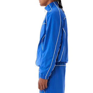 Wholesale <b>Men</b>’s Lightweight Windbreaker Tracksuit Set Waterproof Sports <b>Jacket</b> Pants Outdoor Running Training Athletic Sport - Product Image 2
