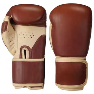 Guantes de Boxeo de Cuero Vintage Personalizados, Color Marrón, para Entrenamiento y Sparring, 10oz 12oz 14oz 16oz, Guantes de Muay Thai y Kickboxing, OEM - Product Image 2