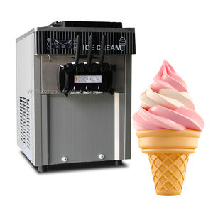 Máquina de Helado Suave a Precio de Fábrica, Máquina Expendedora de Helado Suave Casero de Tres Sabores - Product Image 1