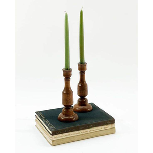 Portavelas de Madera Ecológico de Diseño Único Hecho a Mano de Alta Calidad, Portavelas de Material Natural Indio, Estilo Vintage Clásico - Product Image 2