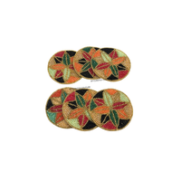 Sous-verres perlés faits main personnalisés, dernières créations décoratives perlées personnalisées, sous-verres promotionnels perlés, cadeau pour la maison