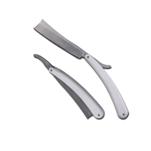 Disposable <b>Single</b> <b>Blade</b> Stainless Steel Safety <b>Razor</b> with Plastic Handle for Men's Face Shaving and Barber Shop Use - Product Image 1