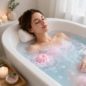 Bombas de Baño Orgánicas Refrescantes con Aroma a Algas Marinas, Bolas de Baño Herbales Naturales, OEM/ODM, Etiqueta Privada, Venta al Por Mayor, Fragancia Personalizada - Product Image 5