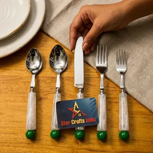 Offre Spéciale 2026 – Ensemble de Cuisine Écologique en Acier Inoxydable et Résine au Design Contemporain STAR CRAFTS – Cadeau de Rentrée Scolaire - Product Image 3