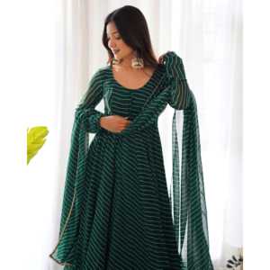 Pure Soft Fox Georgette Laheriyta Print DKB-264 Vêtements régionaux haut de gamme - Product Image 2