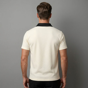 OEM/ODM 100% Cotton Knitted <b>Men's</b> Shirts Custom Embroidered Logo Breathable High Quality Solid Color Short Sleeve <b>man</b> <b>polo</b> shirt - Product Image 5
