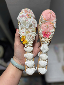 Natural Handmade Seashell Compact <b>Mirror</b> with Coastal Beach Shell Decoration Portable <b>Pocket</b> Makeup <b>Mirror</b> for Travel Gift Bouti - Product Image 4