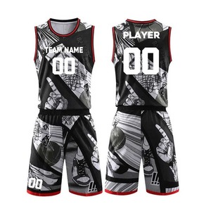 Conjunto de Uniforme de Baloncesto Ligero y Transpirable, Sin Mangas, Ropa Deportiva Personalizada para Entrenamiento y Práctica en Equipo - Product Image 1