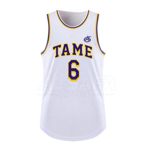 Nueva Llegada, Jersey de Baloncesto con Logotipo Personalizado Impreso, Tela 100% Poliéster, Jersey de Baloncesto a Precio Económico - Product Image 2