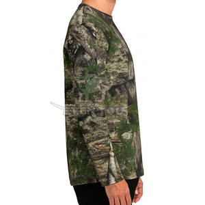 เสื้อยืดลายพรางป่าดีไซน์พิเศษ ผ้าฝ้ายคุณภาพสูง สวมใส่สบาย เหมาะสำหรับใส่ลำลองและกิจกรรมกลางแจ้ง - Product Image 3