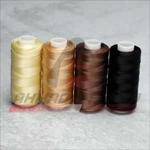 Hilos de Coser de Poliéster Teñido en Bobinas, Color Marrón Beige Negro, Duraderos para Uso Artesanal, Industria Ahmad & Fahad - Product Image 3