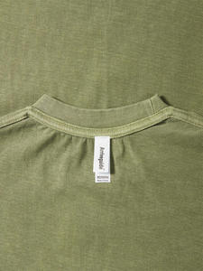 Camiseta de Lujo para Hombre, 100% Algodón, Cuello en V, Lavado Ácido, Talla Grande, Logotipo Personalizado Desgastado, Transpirable, Antiarrugas - Product Image 5