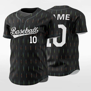 Uniforme de Béisbol Personalizado Transpirable con Estampado por Sublimación, Ropa Deportiva, Camisetas Lisas de Secado Rápido, 100% Poliéster Personalizado - Product Image 1
