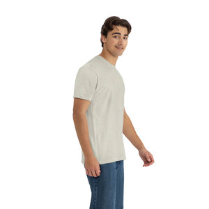 2026 New Arrival Premium Soft Lightweight Unisex Shirt Cotton T-Shirt Premium Soft Washed 100% <b>Ring</b>-Spun Fitted Oatmeal Tee - Product Image 3