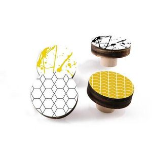 Boutons en résine artistique et en bois aux designs uniques pour les organisateurs de placards - Product Image 4