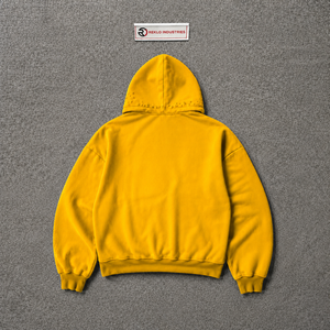 เสื้อผ้าลำลองฤดูใบไม้ร่วงลายกากบาทพิมพ์ลายพรีเมียมโกลด์ ผ้าฝ้ายเฟรนช์เทอร์รี่ ทรงปกติ พิมพ์ลายกากบาทด้านหน้า สไตล์สตรีทแวร์ - Product Image 6