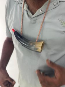 Corne de buffle polie de style viking, matériau organique écologique, corne à boire et à souffler artisanale pour la vente en gros, trompette - Product Image 2