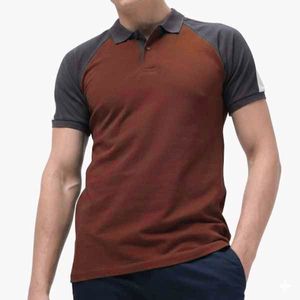 <b>Men's</b> <b>Green</b> Color Short Sleeve Polyester/Cotton Knitted <b>Polo</b> <b>Shirt</b> Casual High Quality Breathable <b>Men</b> <b>Polo</b> <b>Shirt</b> Custom Design - Product Image 3