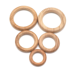 Bracelets de dentition géométriques en bois de hêtre en gros, bijoux en vrac, fabricant et fournisseur chinois - Product Image 3