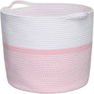 Clothing Organizer <b>Foldable</b> Collapsible Stackable 100% Cotton Eco-Friendly Durable Lightweight Portable Woven Modern <b>Basket</b> - Product Image 4